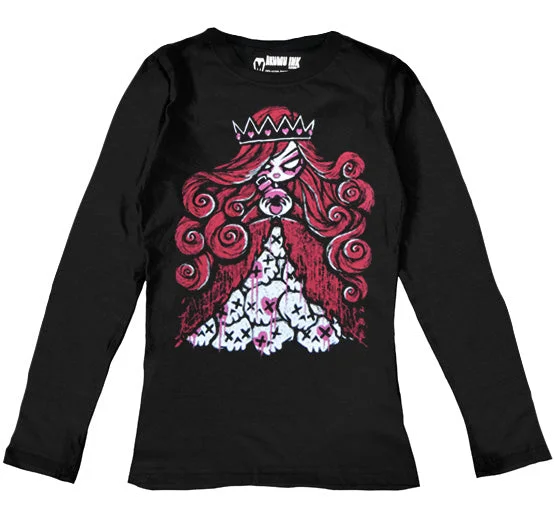 Queen of Bleeding Hearts Women Long Sleeve Tshirt