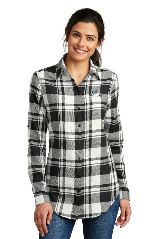 Port Authority Women's Plaid Flannel Tunic