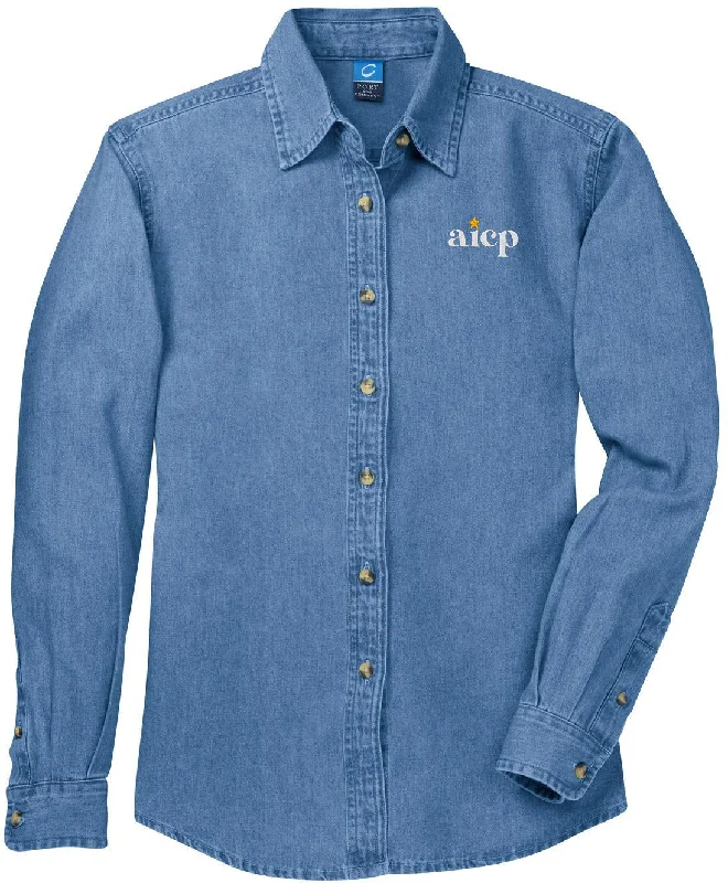 Port & Company Ladies Denim Shirt