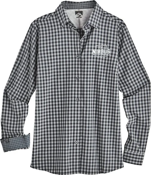 Storm Creek Ladies Influencer Gingham 4-Way Stretch Eco-Woven Shirt