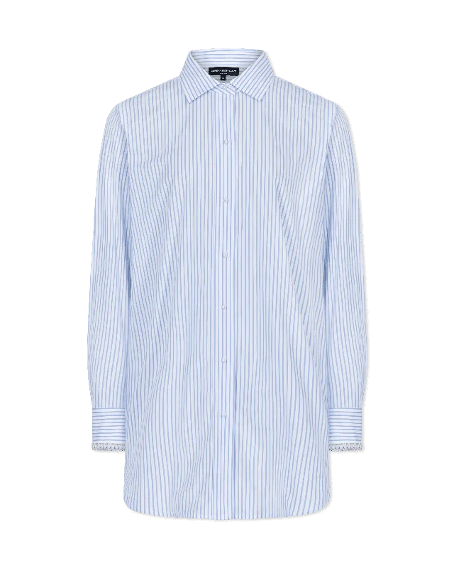 Generation Love Fiore Embellished Pinstripe Shirt