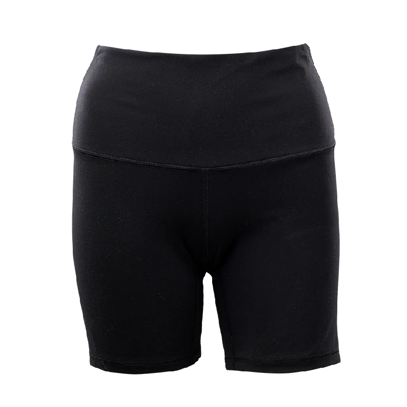 Black Buttery Soft Biker Shorts 6"