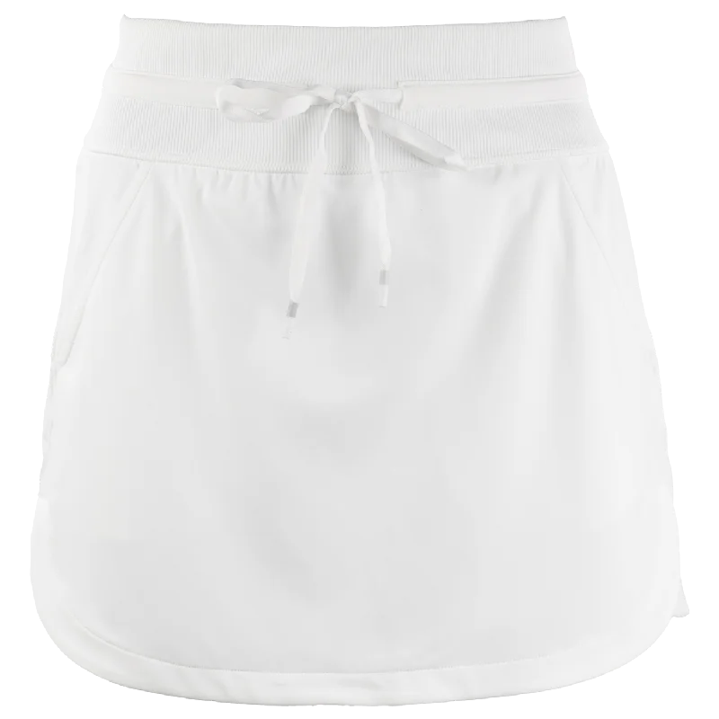 Travis Mathew White Moveknit Tie Skort