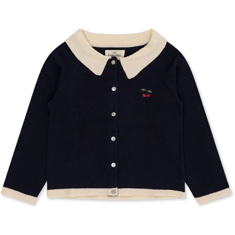 High Street Design Konges Sløjd Navy Venton Knit Cardigan