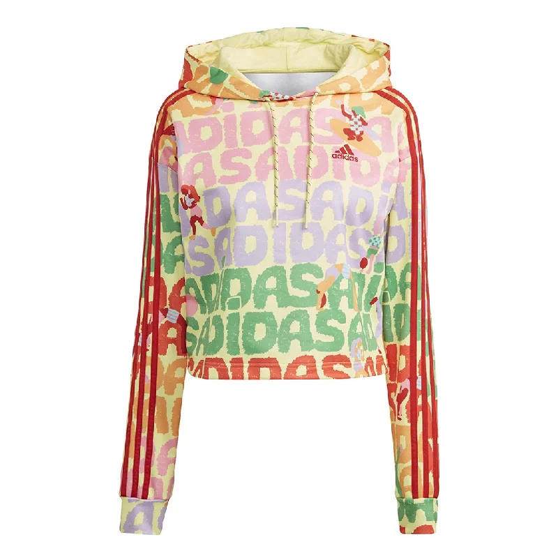 adidas - Women's adidas x FARM Rio 3-Stripes Hoodie (HS1196)