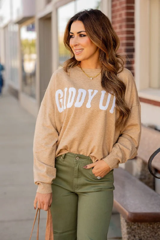 Giddy Up Sweater Tee