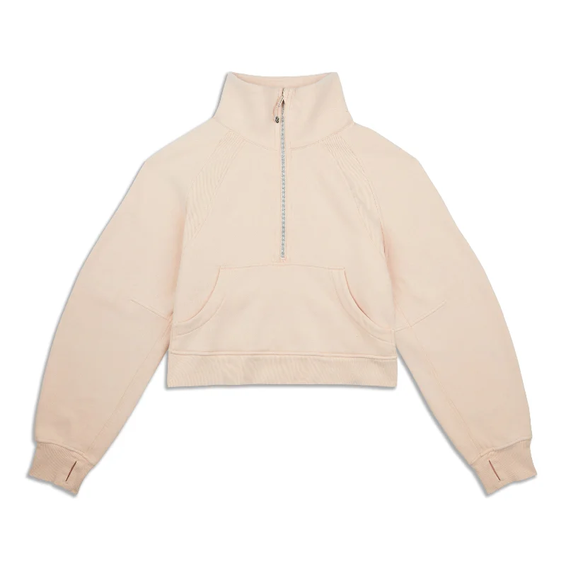 Scuba Oversized Funnel Neck Half Zip