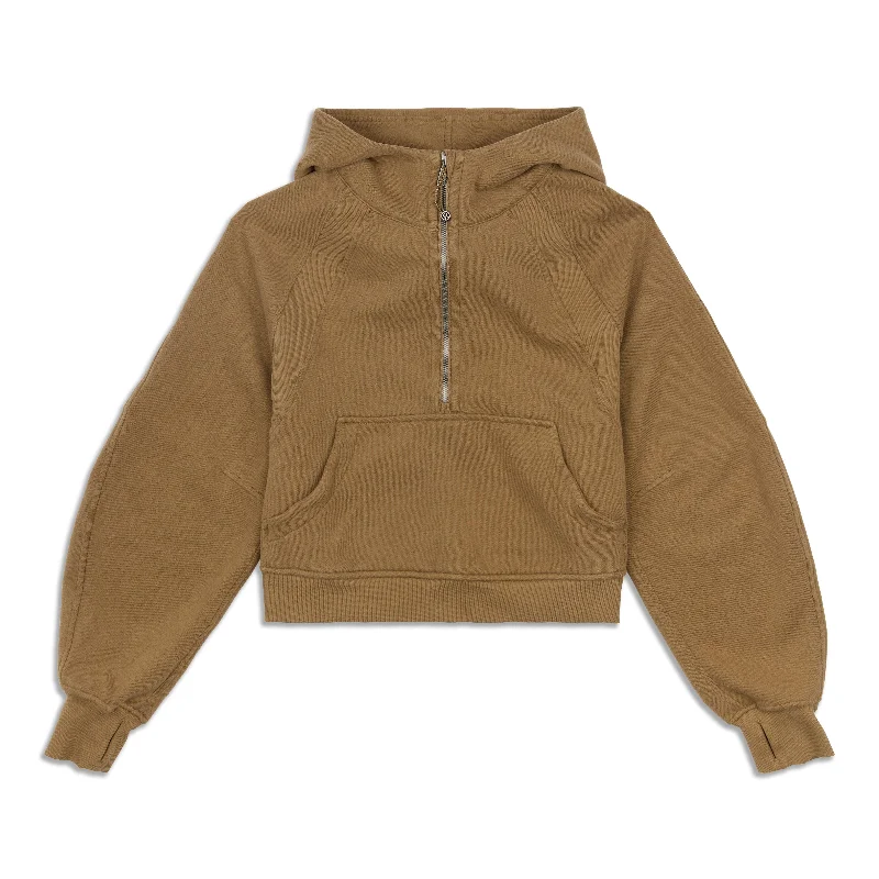 Scuba Oversized Half-Zip Hoodie