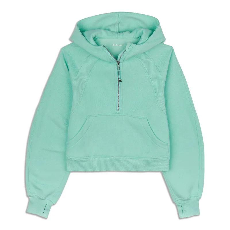 Scuba Oversized Half-Zip Hoodie