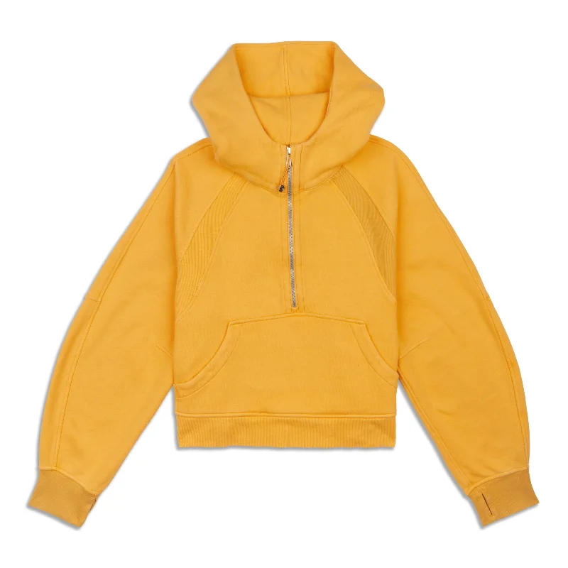 Scuba Oversized Half-Zip Hoodie