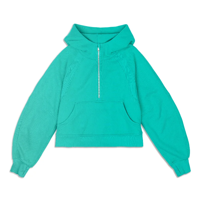 Scuba Oversized Half-Zip Hoodie - Resale