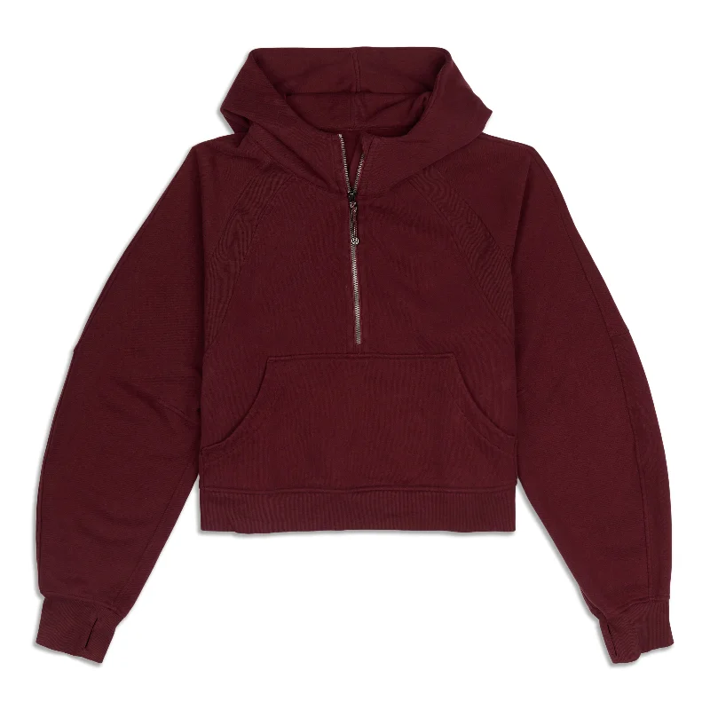 Scuba Oversized Half-Zip Hoodie - Resale