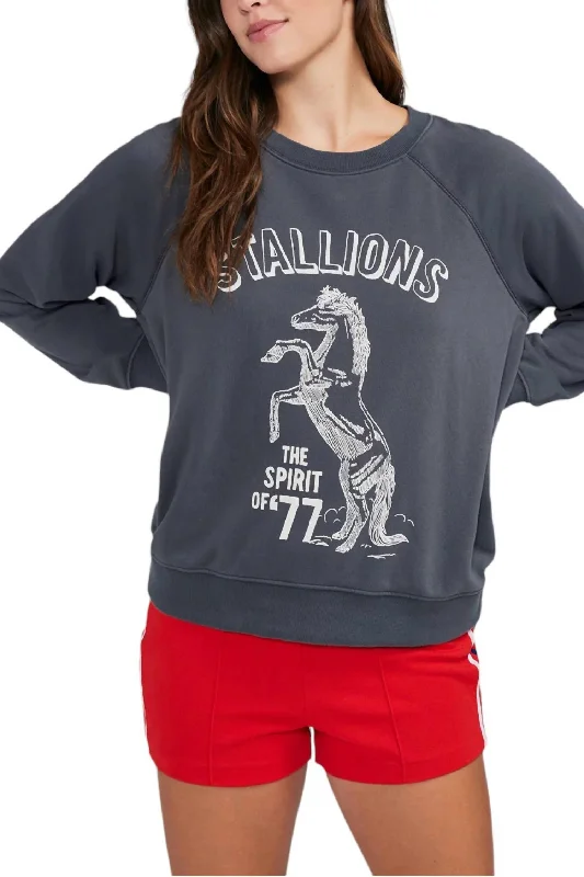 Stallion Of 77 Sommers Sweatshirt In Succulent