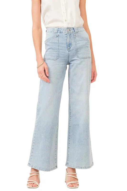 Fiona High Rise Wide Leg Jean In New Vintage