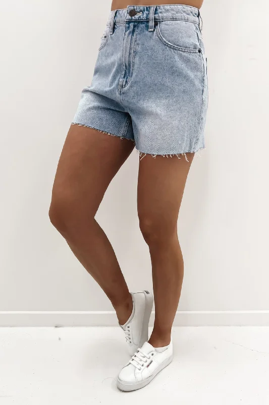 High Relaxed Short Snapshot Blue