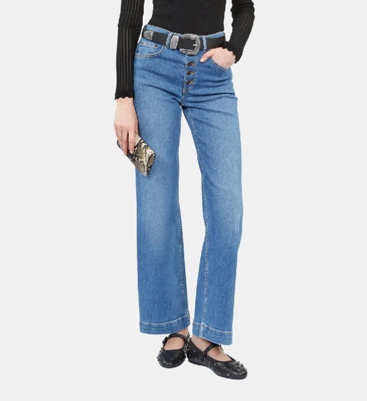 High Waisted Wide Leg Jeans