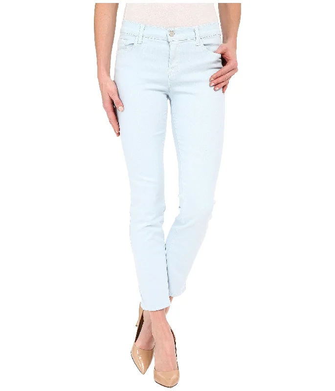 J Brand Cropped Rail Cotton Skinny Jeans Winter Sky