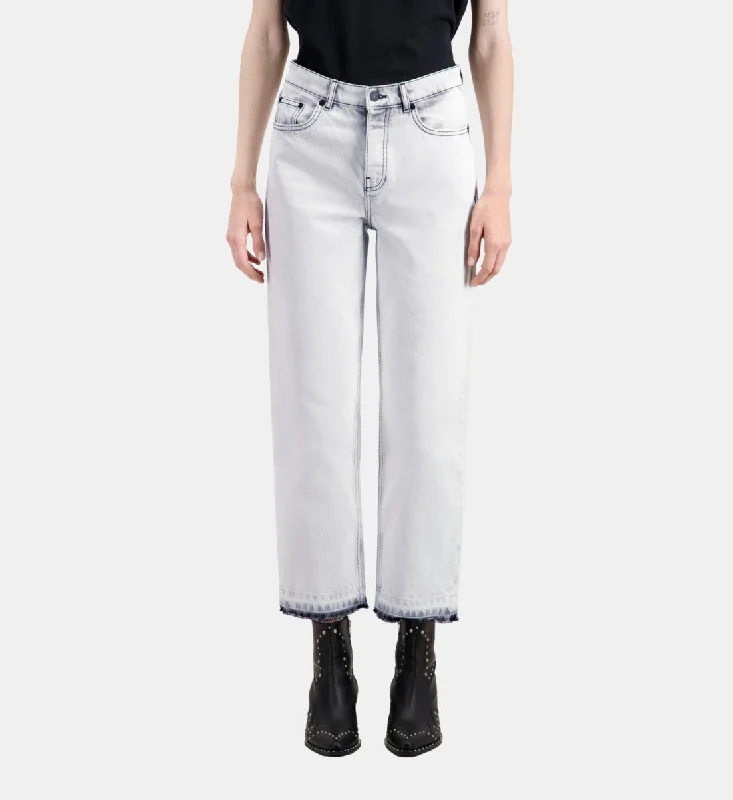 Straight Bleached Jeans