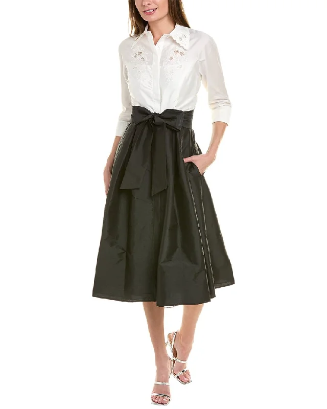 Teri Jon by Rickie Freeman Taffeta Cocktail Dress