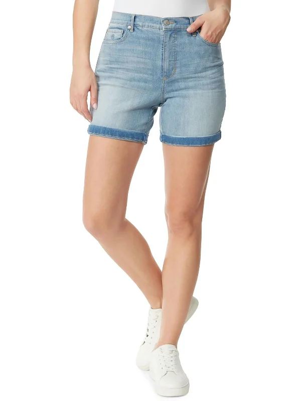 Womens Mini 7" Denim Shorts