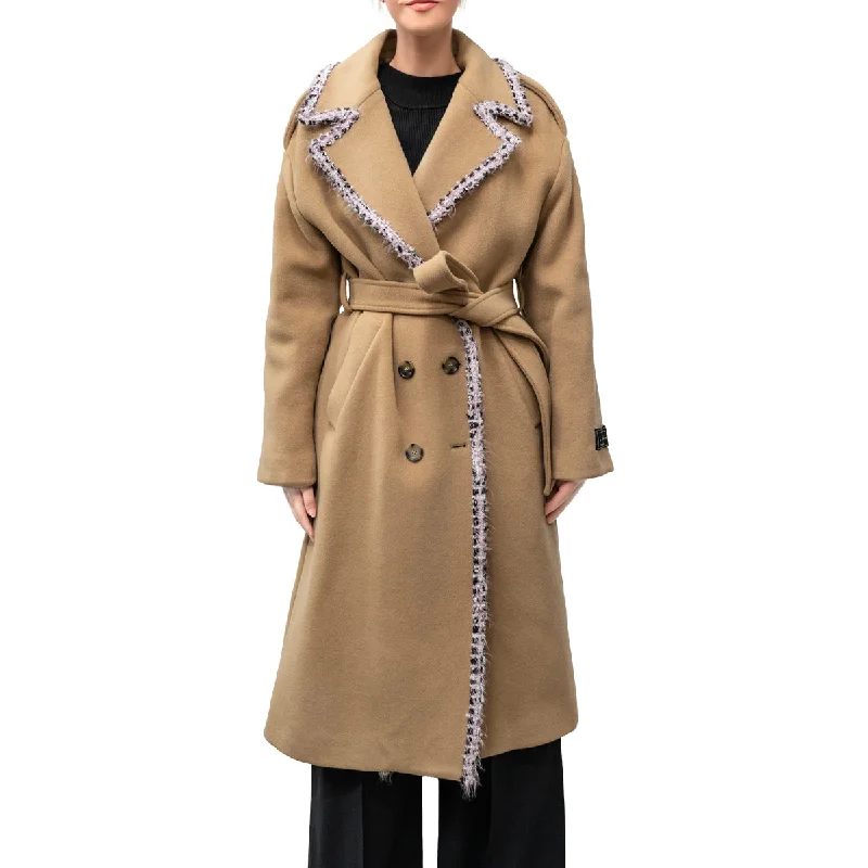 Women's Wool Felt Coat Beige