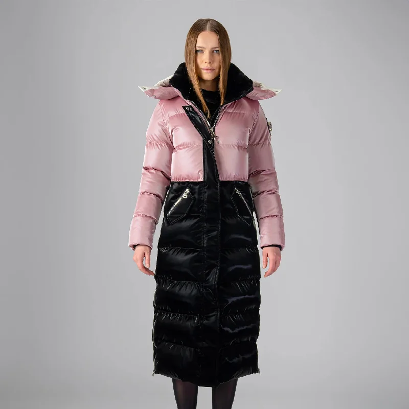 Women's Bird Of Paradise Coat - Arctic Rose/all Wet Black